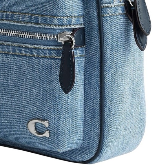 NWT $395 Coach Denim Charter Unisex Crossbody Sling Pack - Picture 9 of 13